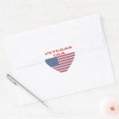 Limited Edition Veteran USA - SNEL UITVERKOCHT!! Hart Sticker (Envelop)