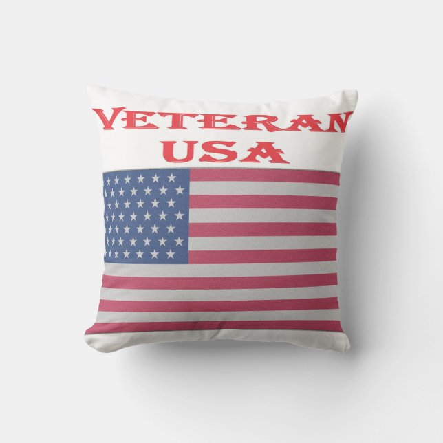 Limited Edition Veteran USA - SNEL UITVERKOCHT!! Kussen (Voorkant)