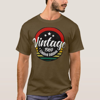 Limited Edition Vintage 1969 54e verjaardag T-shirt