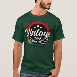 Limited Edition Vintage 1995 Verjaardag 28e verjaa T-shirt