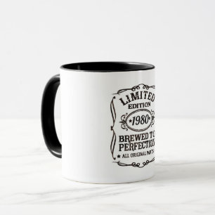 Limited Edition Vintage Aangepast Geboortejaar Num Mok
