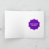 Limited Edition Year Geboren op persoonlijke titel Kaart (Binnen)