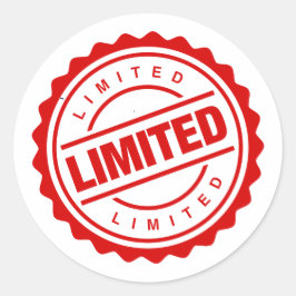 Limited Offer Ronde Sticker