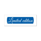 LIMITIERE EDITIE RUBBERSTEMPEL  ZELFINKTENDE STEMPEL (Design)