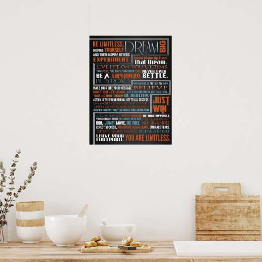 Limitless365 Manifesto Poster (Keuken)