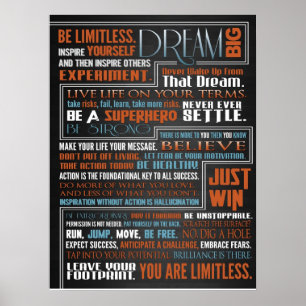 Limitless365 Manifesto Poster