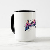 Limitless Coffee Mok – Vetgedrukte Inspirerend Woo (Voorkant links)