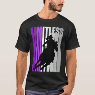 Limitless Cowgirl Girls Rodeo Westerne Zuidelijke T-shirt