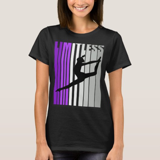 Limitless Dancer Dance Birthday Competition Compac T-shirt (Voorkant)
