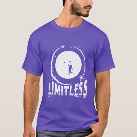 Limitless Motivational inspirational Quotes friend T-shirt (Voorkant)