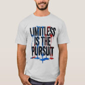 Limitless Pursuit Inspiring Colorful Drip Graphic  T-shirt (Voorkant)