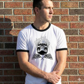 Limitless Skull & Tattered Flags Mens S-hirt T-shirt