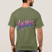 Limitless T-Shirt – Vet Inspirerend woord T-shirt (Achterkant)