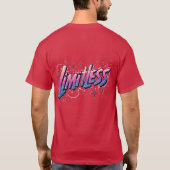 Limitless T-Shirt – Vet Inspirerend woord T-shirt (Achterkant)