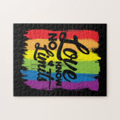 LIMITS LGBT gay pride Legpuzzel (Horizontaal)