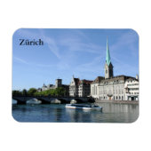 Limmat River in Zürich Magneet (Horizontaal)