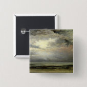 L'Immensite Vierkante Button 5,1 Cm (Voorkant /achterkant)