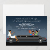 Limo Bachelorette Kaart (Voorkant / Achterkant)