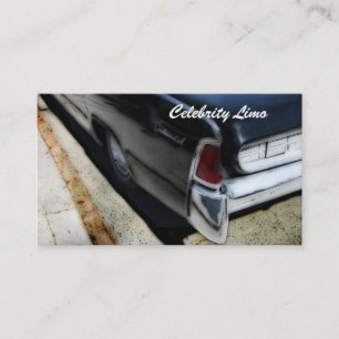 limo - dienst / luxe autoverhuur - visitekaartje
