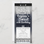 Limo in de City Night VIP Party Ticket Uitnodiging (Voorkant)