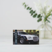 Limo, Limousines Service, Taxi Driver Business Visitekaartje (Staand voorkant)