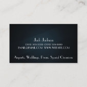 Limo, Limousines Service, Taxi Driver Business Visitekaartje (Achterkant)