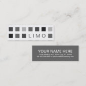 LIMO (moskeesvierkantjes) Mini Visitekaartje (Voorkant / Achterkant)