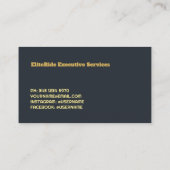 Limo-service Visitekaartje (Achterkant)