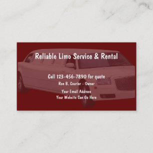 Limo Service Visitekaartje