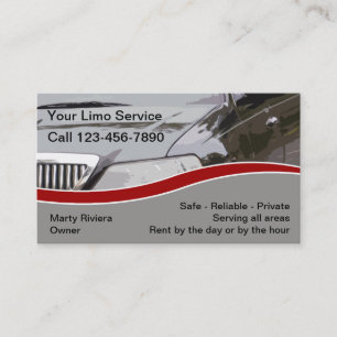Limo Service Visitekaartjes