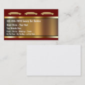 Limo Service-Visitekaartjes Visitekaartje (Voorkant / Achterkant)