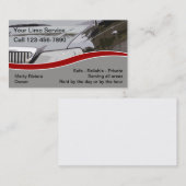 Limo Service-Visitekaartjes Visitekaartje (Voorkant / Achterkant)