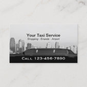 Limo & Taxichauffeur Moderne Stad Professionele Au Visitekaartje (Voorkant)