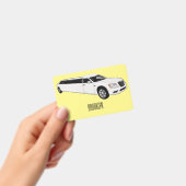 Limo tekening illustratie badge (Handheld)