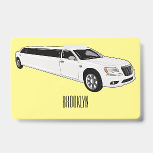 Limo tekening illustratie badge