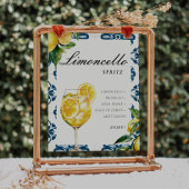 Limocello Spritz Lemon Positano Vrijgezellenfeest  Poster