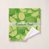 Limoen Achtergrond Bad Handdoek (Wasdoekje)