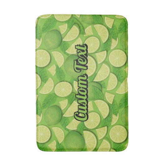 Limoen Achtergrond Badmat (Voorkant Verticaal)