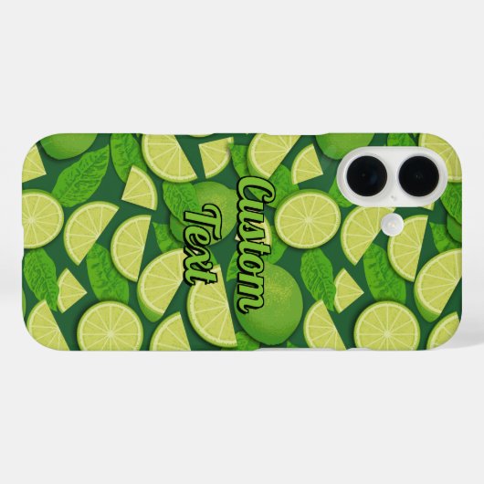 Limoen Achtergrond Case-Mate iPhone Case (Achterkant (horizontaal))