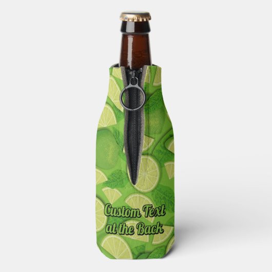 Limoen Achtergrond Flesjeskoeler (Fles Achterkant)