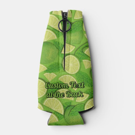 Limoen Achtergrond Flesjeskoeler (Achterkant)