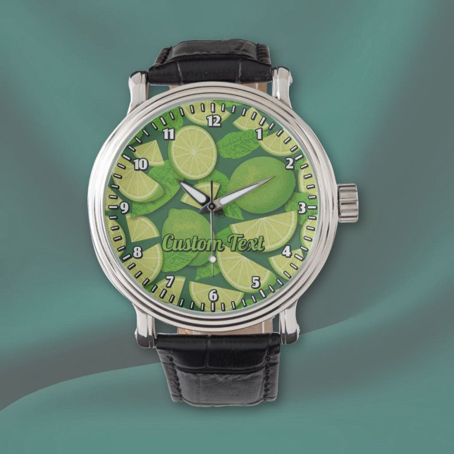 Limoen Achtergrond Horloge (Creator heeft geüpload)