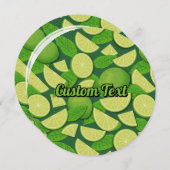 Limoen Achtergrond Kaart (Voorkant / Achterkant)