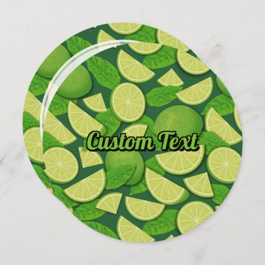 Limoen Achtergrond Kaart (Voorkant / Achterkant)