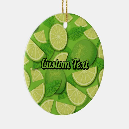 Limoen Achtergrond Keramisch Ornament (Rechts)