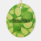 Limoen Achtergrond Keramisch Ornament (Links)
