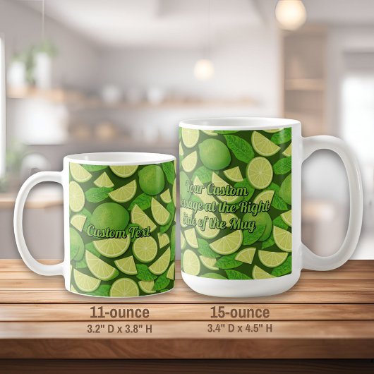 Limoen Achtergrond Koffiemok