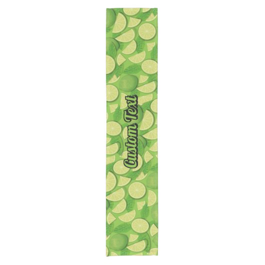 Limoen Achtergrond Korte Tafelloper (Voorkant)