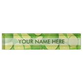 Limoen Achtergrond Naambordje (Voorkant)