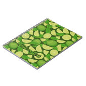 Limoen Achtergrond Notitieboek (Linkerzijde)